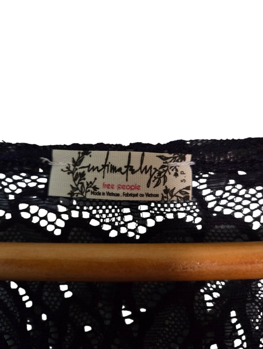 NWT Free People In My Head Navy Lace Scoop Neck Thong Bodysuit Size S - Picture 4 of 8